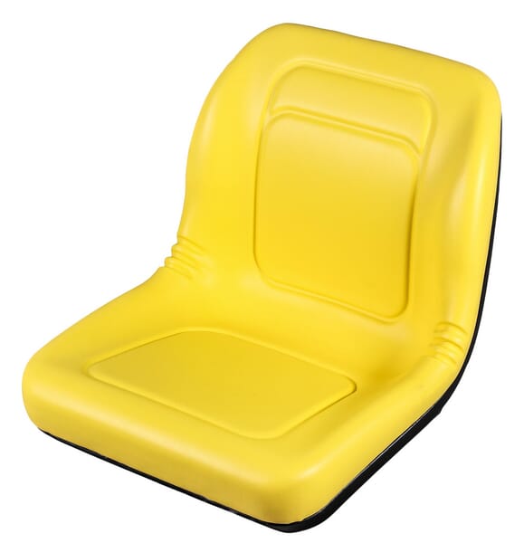 Dessus de siège en PVC jaune