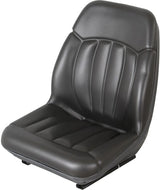 Dessus de siège en PVC noir