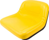 Dessus de siège en PVC jaune