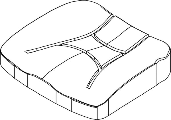 KRAMP Sitzpolster  - 1 Stück - TS60066KR