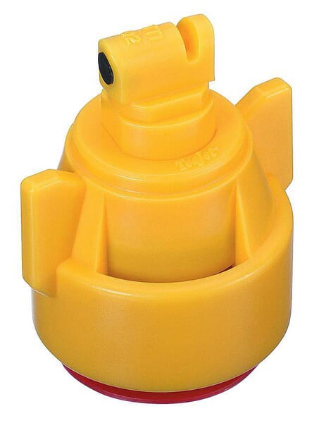 Teejet Air injection nozzle TTI 110° with gasket and cap 02 yellow plastic TeeJet TTI11002VPCE