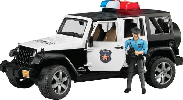 Bruder Jeep Rubicon Polizeiauto U02526