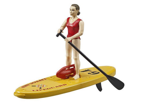 Bruder Rettungsschwimmer mit Stand-up-Paddle-Board U62785