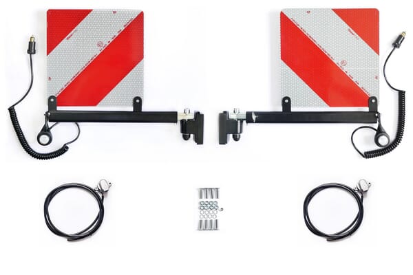 Marquage sur-largeur et double roue V303 DORA-TT-ECE-LED-Seckbar