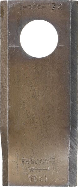 KRAMP Mähmesser rechts 96x40x3 mm, Bohrung Ø 19 mm, geeignet für Deutz Fahr, 25er-Packung - 25 Stück VF16502726KR