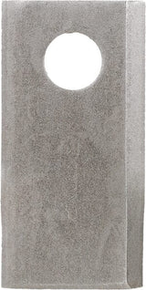 Mower blade left 96x48x4 mm, bore Ø 19 mm, suitable for Deutz Fahr, pack of 25 - 25 pieces