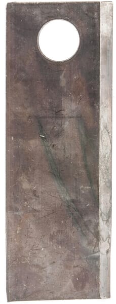 Mower blade left 141x50x4 mm, bore Ø 19 mm, suitable for Vicon