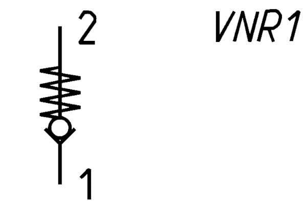 Camozzi Rückschlagventil - 1 Stück - VNR20101