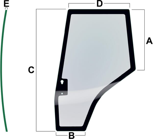 Vapormatic Türscheibe VPM7447