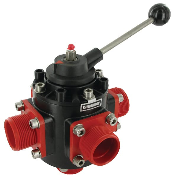 Polmac Kugelhahn 4/5-Wege 1 1/2" VTDC3000