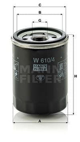 KRAMP Ölfilter W6104