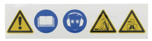 KRAMP Aufkleber Laub Bläser WB000012