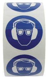 KRAMP Aufkleber Gebot 50mmø Gehörsch WB227539