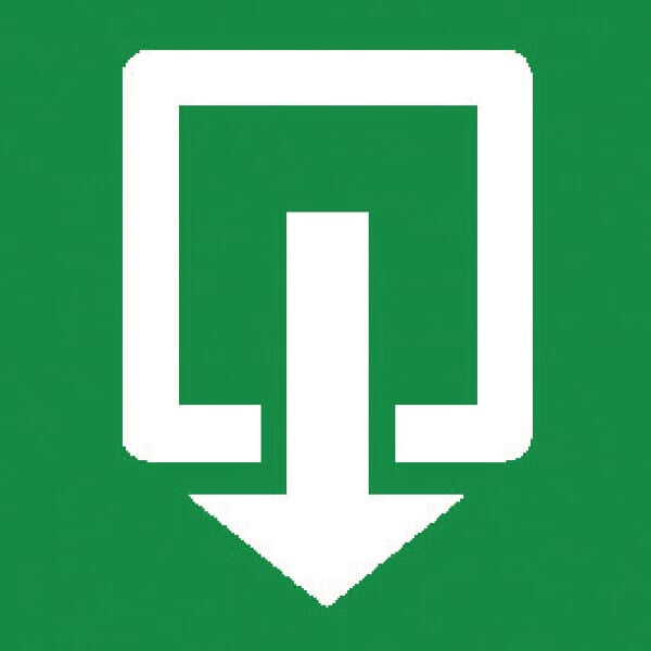 KRAMP Aufkleber Ausgang WB250451