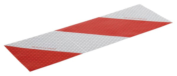 Warning sticker R 141x423mm
