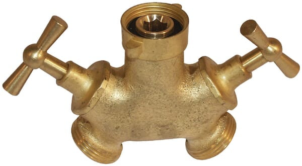 KRAMP Dreiwegehahn IG/AG/AG 3/4" WK34995